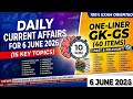 40 One Liners GK-GS and 15 Current Affairs in 10 min #157