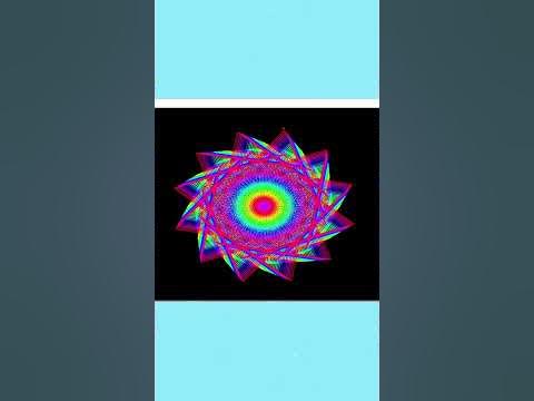 Python turtle graphics & colorsys module-cycling stars movements - YouTube