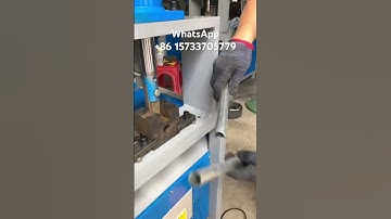 Hydraulic pipe arc-cutting machine #welding #cncmill #machine #coldmilling #factory #cnc