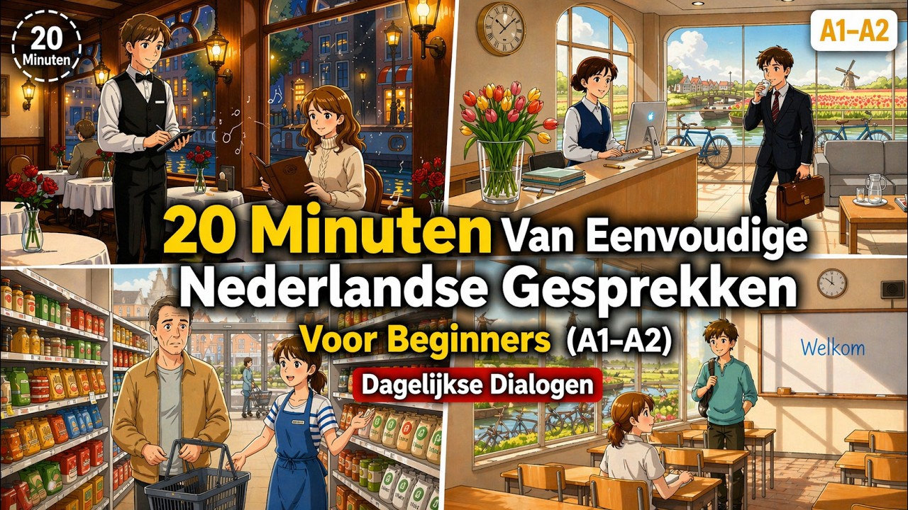 Dutch Text Conversations 20 Minutes of Easy Dutch Conversations for Beginners A1–A2 | Everyday ...