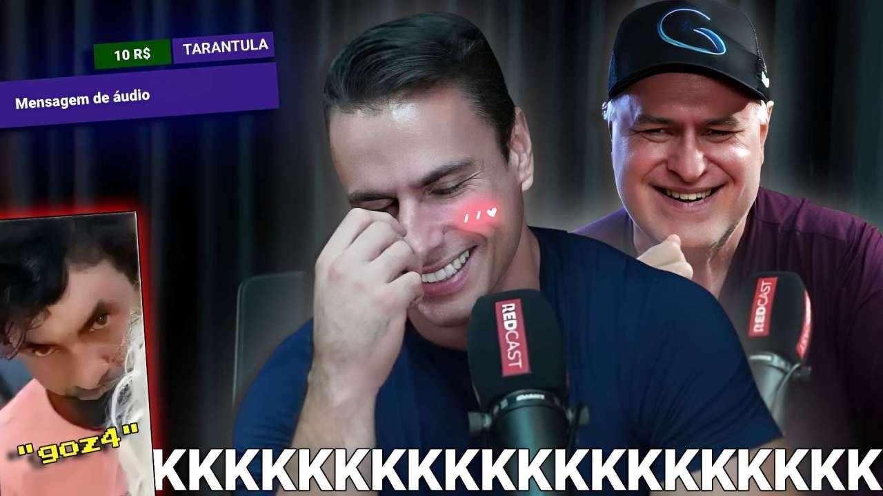 MANDARAM o ÁUDIO da TARANTULA pro XANDÃO e RUBÃO no REDCAST KKKKKKKKKKKKKK