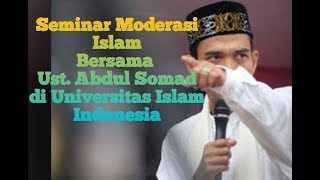 Seminar Moderasi Islam Bersama Ust Abdul Somad Lc Ma Di Universitas Islam Indonesia