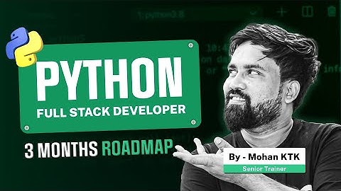 Python Full Stack Developer Skills + Roadmap 2025 | Learn in Just 90 Days!