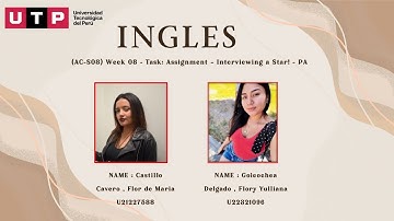 (AC-S08) Week 08 - Task: Assignment – Interviewing a Star! - PA