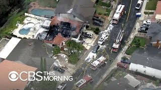 Plane crashes into California family home, kills 5 people