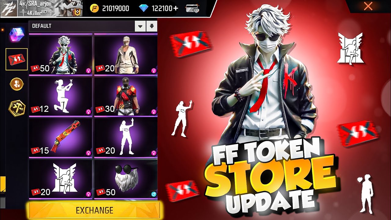 অবশেষে FF Token স্টোর আসছে💥😮 তারিখ কনফার্ম? FF Token store update Free fire| Free fire new event