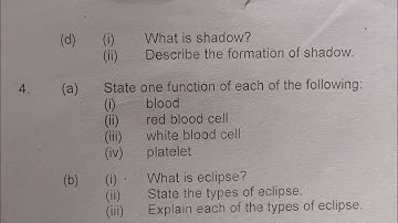 Best Brain BECE Science Mock Questions (Pt2)