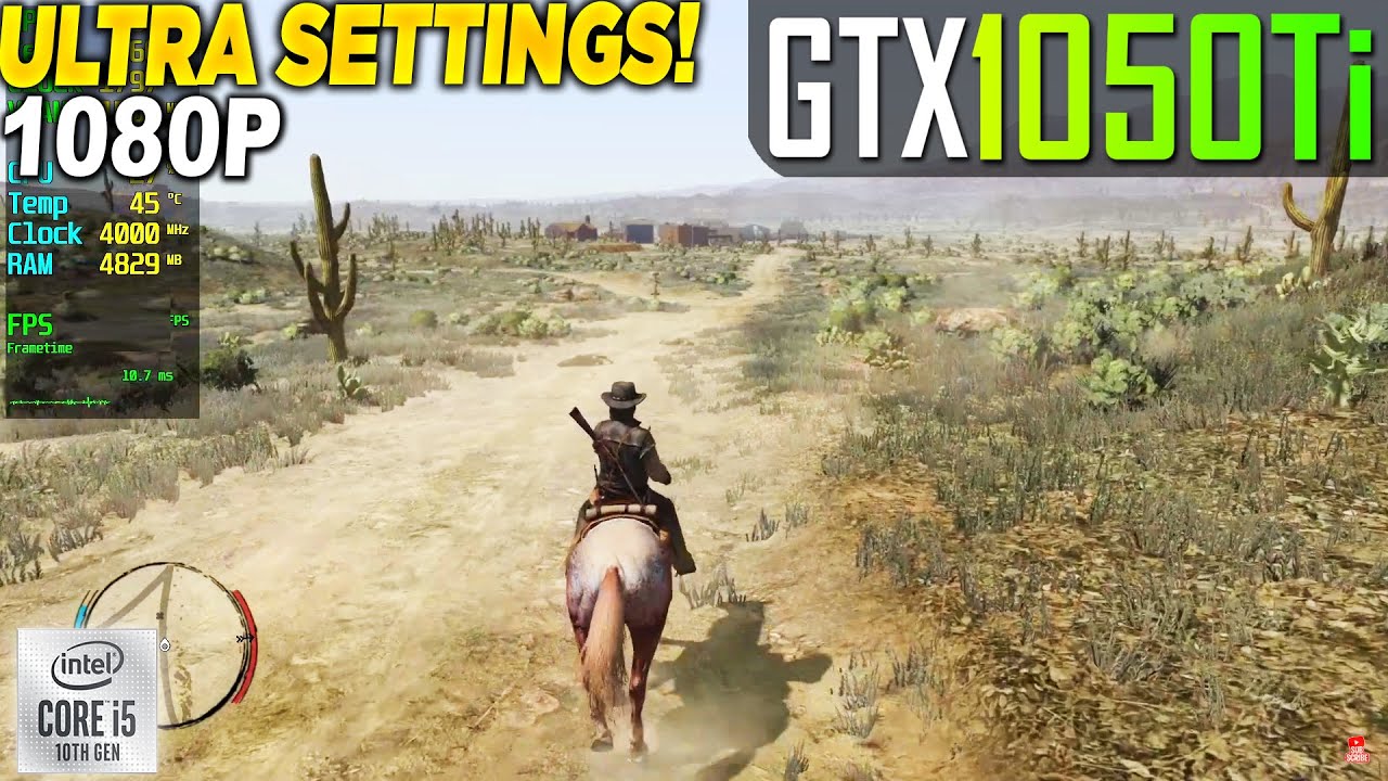 Red Dead Redemption 1 GTX 1050 Tİ - 1080p Ultra,