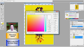 Photoshop Unit B   05  Select a color from the Color Picker