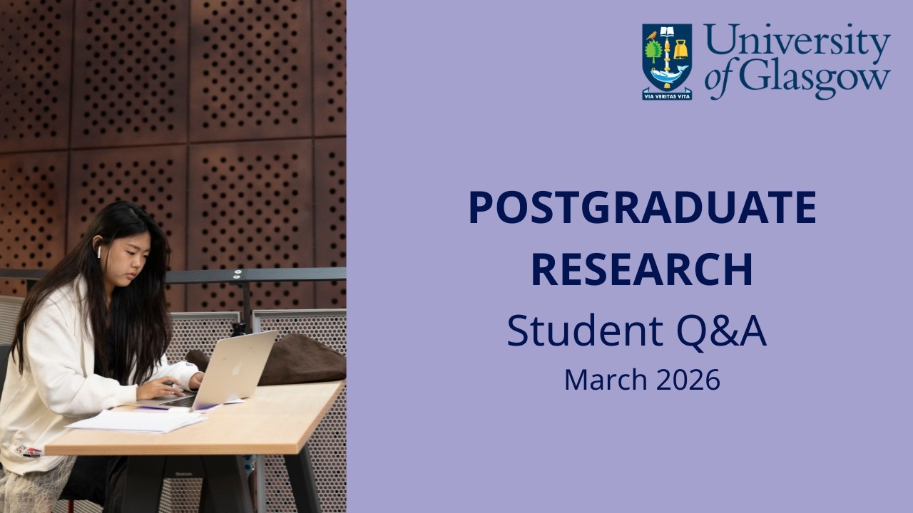 Curious about a PhD? Hear from current students in the College of Medical Veterinary & Life Sciences