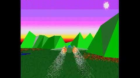 StarFighter 3000 demo - Acorn Archimedes 440/1 (ARM3 35Mhz) - Cache enabled vs. disabled performance