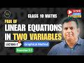 Class 10 Maths | Pair of Linear Equations in Two Variables L-1 | Graphical Method | Ex 3.1