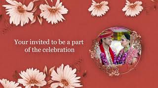 Wedding Digital Invitation | Save The Date | Code A01