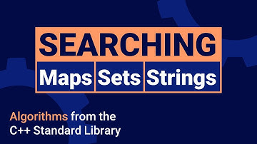 Container specific search algorithms - Algorithms from the C++ standard library