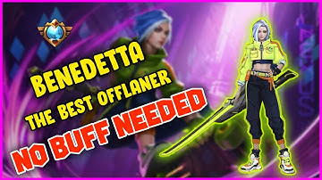 MASTER OFFLANE !!! BENEDETTAHERO BANNED EVERY MATCH | BENEDETTA GAMEPLAY | MLBB KHMER