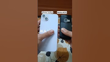 iPhone 14 Plus 🔥 Vs Nokia N70 🔥 Physical Overview #shorts #explore #tech