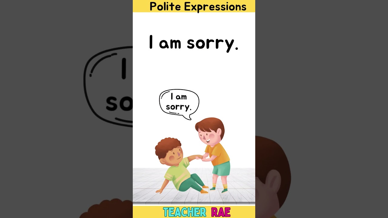 Как сказать: «Извините» || Приветствия и вежливые выражения || Для детей младшего возраста || час...