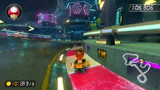3DS Neo Bowser City [200cc] - 1:18.871 - Montmeló (Mario Kart 8 Deluxe World Record)