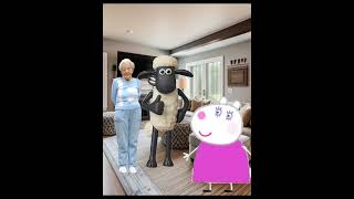 Susie sheep stays with nana and pop pop 😍😍