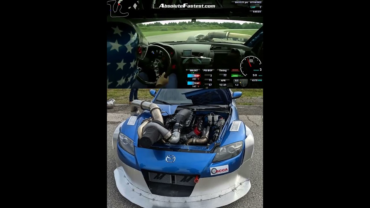 Big Single Turbo V8 LS Powered Mazda RX8 