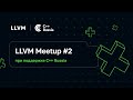 LLVM Meetup #2 при поддержке C++ Russia