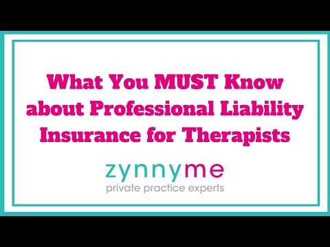 How Much Is Therapy Liability Insurance Cph