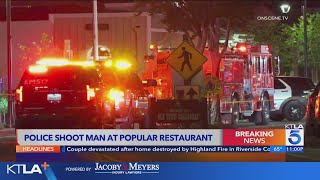 Man reportedly armed with machete shot outside popular Calabasas bar