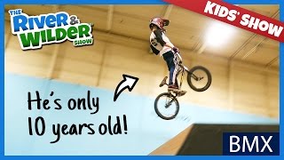 BOYS GET BMX BIKE FREESTYLE TRICKS LESSON FROM 10 YEAR OLD PRO screenshot 4