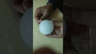 How to making hanging ball with plastic ball,??