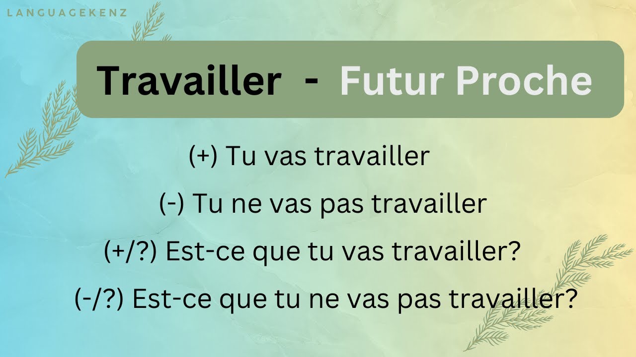 Conjugaison du verbe 