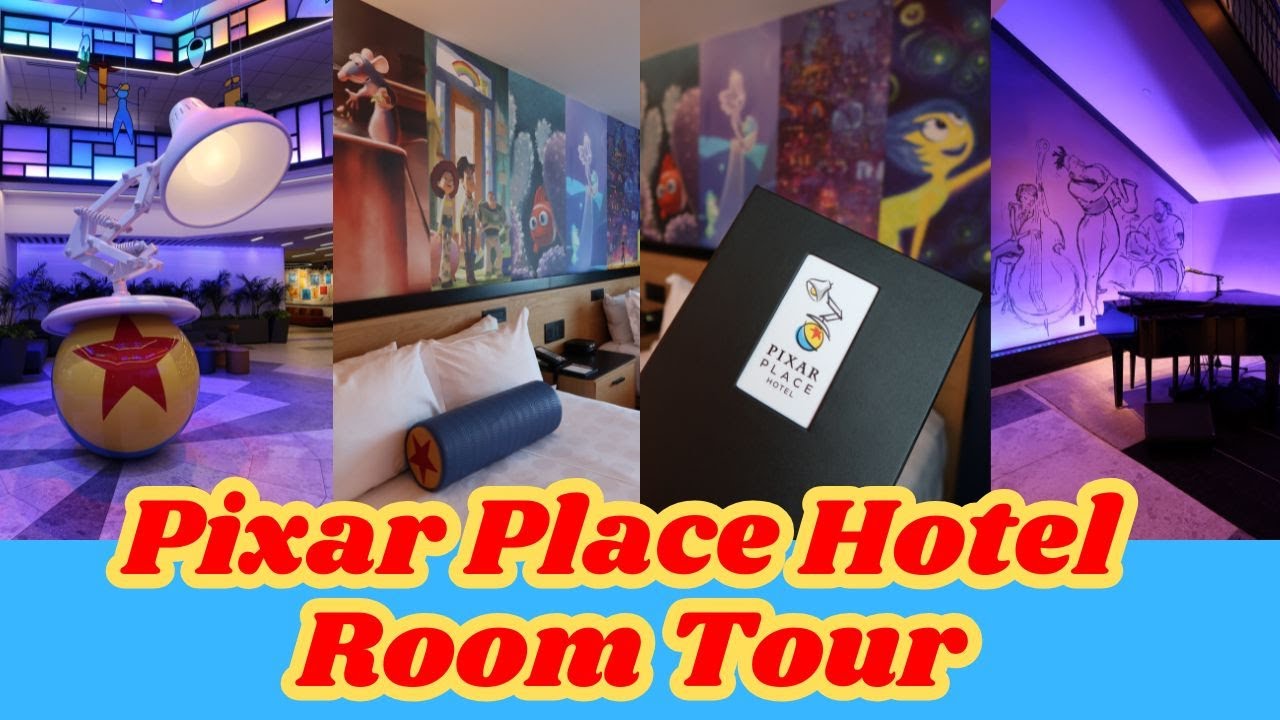 Приезжайте к нам в отель Pixar Place | Экскурсия по номерам отеля Pixar Place в Диснейленде