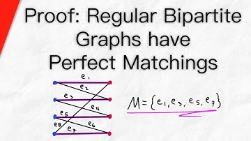 Proof: Regular Bipartite Graph has a Perfect Matching | Graph Theory