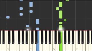 Video thumbnail of "Star of the County Down - Irish Folksong [Piano Tutorial] (Synthesia)"