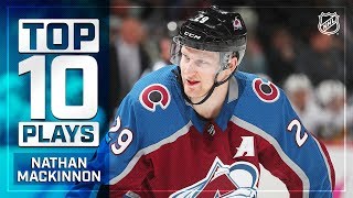 Top 10 Nathan MacKinnon plays from 2018-19