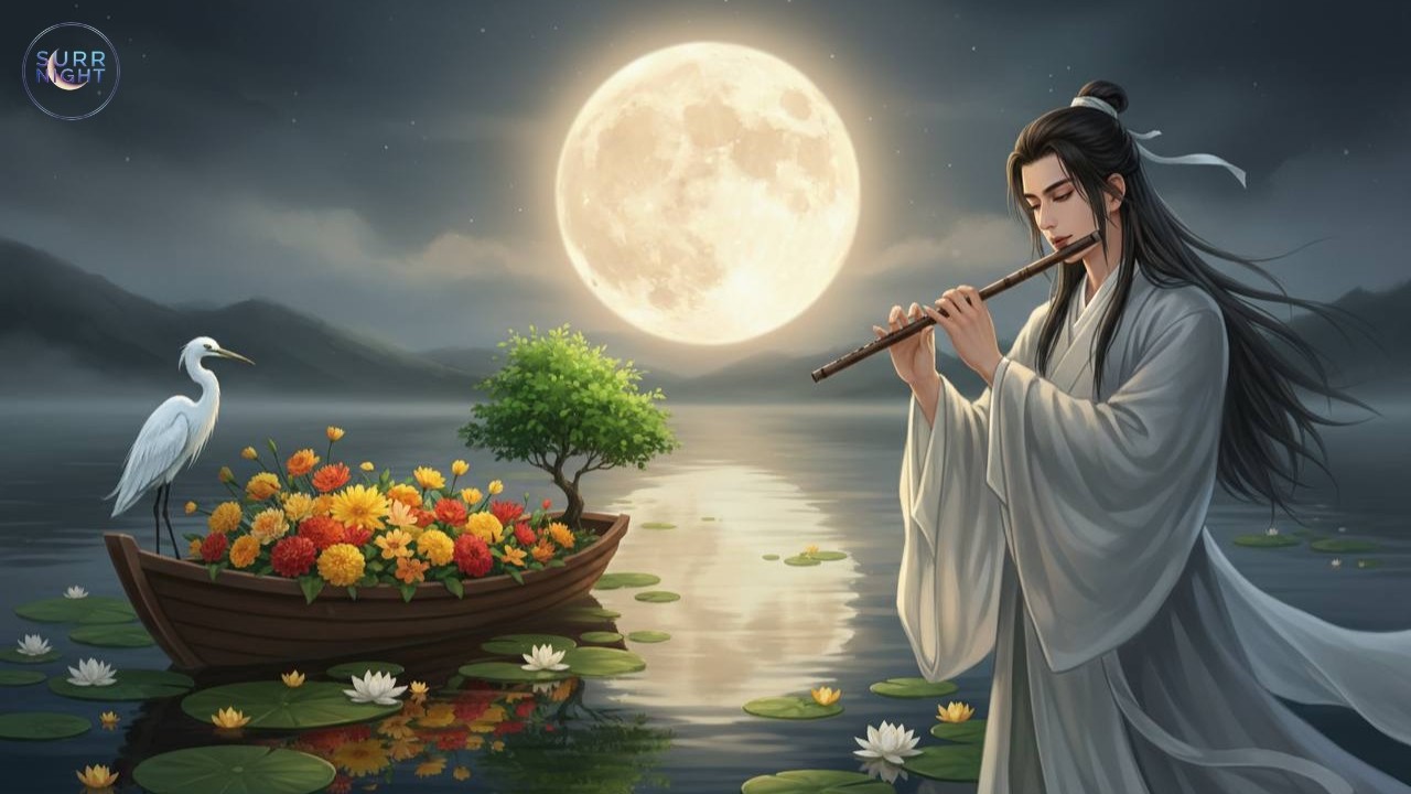 Serene Nighttime Melodies – Chinese Flute for Focus & Deep Relaxation