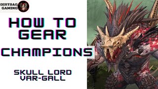 HOW TO GEAR SKULL LORD VAR-GALL | Hes Actually GOOD... | Raid Shadow Legends