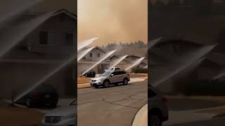Massive wildfire spreading near residential areas.#CommunityStrong  #ScienceAndTech #mountainfire