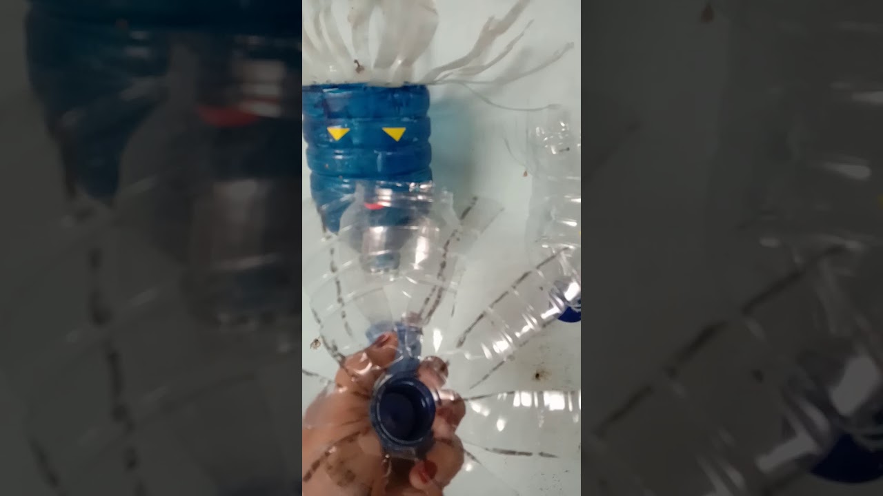 Karya Tangan dari Limbah  Botol  Plastik dan Botol  Kaca  