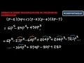 Multiplicación de Polinomios Algebraicos, Ejercicio 1