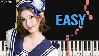 Hearts2Hearts - Lemon Tang | EASY Piano Tutorial by Pianella Piano