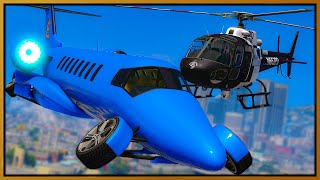 GTA 5 Roleplay - flying car plane Uber rides | RedlineRP