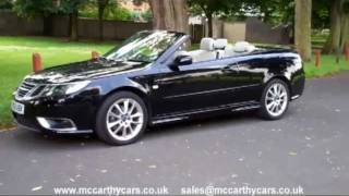 Used Saab 9-3 Convertible for sale Croydon Surrey UK McCarthy Cars