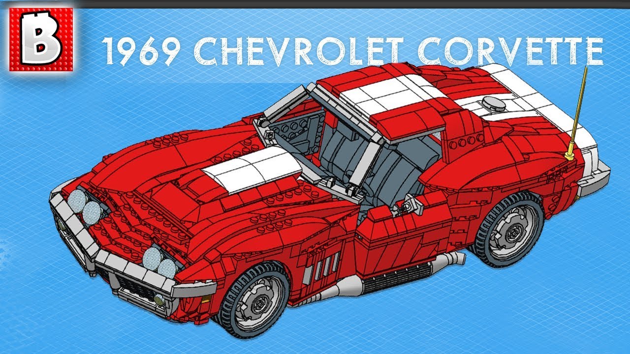 Custom LEGO 1969 Corvette Stingray!!! ~1500 pieces! | BrickVault LIVE