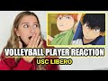 USC LIBERO REACTS TO HAIKYUU!! Victoria Garrick Watches Haikyuu S1 E1