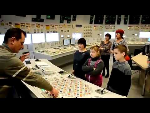 Видео: Экскурсия детей на на тренажёр БЩУ . Смоленская АЭС