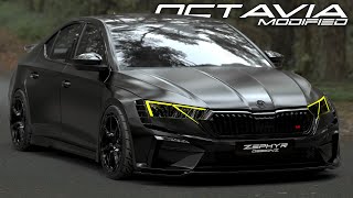 Skoda OCTAVIA VRS 2024 Facelift HARDCORE Widebody MODIFIED Concept