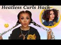 Testing Weird Hair Hack for Heatless Curls OVERNIGHT! CABELO DE DIVA SEM BABYLISS - NO HEAT CURLS