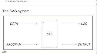 1. Introduction to SAS programming - part 1