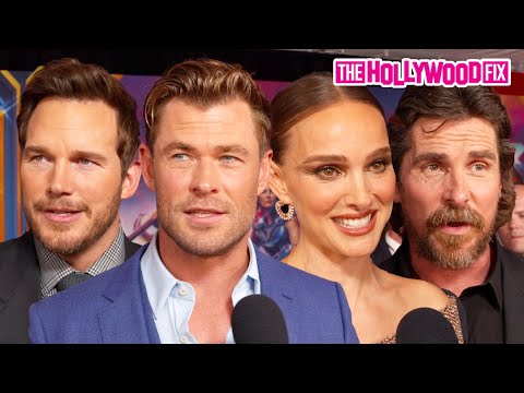 Chris Hemsworth, Chris Pratt, Natalie Portman, Christian Bale Interview At Thor: Love And Thunder