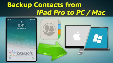 How to Backup Contacts from iPad Pro to PC / Mac
